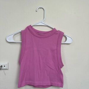 pink zara tank